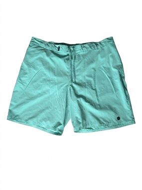 FarWest Teal Green Athletic Swim Shorts Men’s Size 2XL